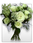 Simply Elegant - White Roses Bouquet